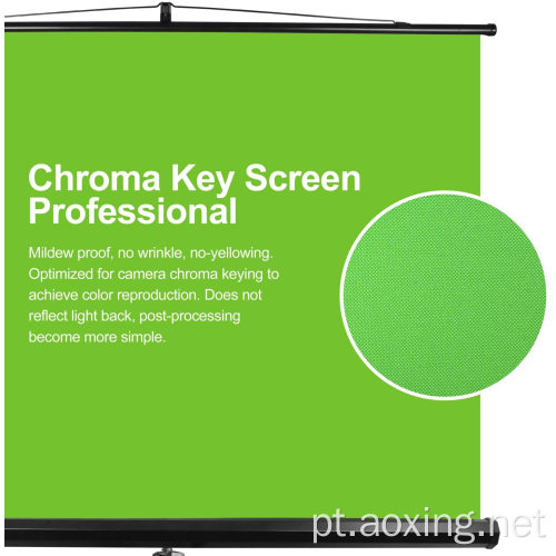 Tela verde da tela verde do Chroma, tela verde